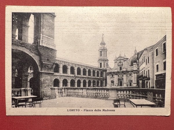 Cartolina - Loreto (Ancona) - Piazza della Madonna - 1920 …