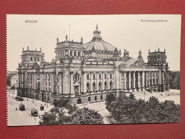 Cartolina - Berlin - Reichstagsgebäude - 1910 ca.