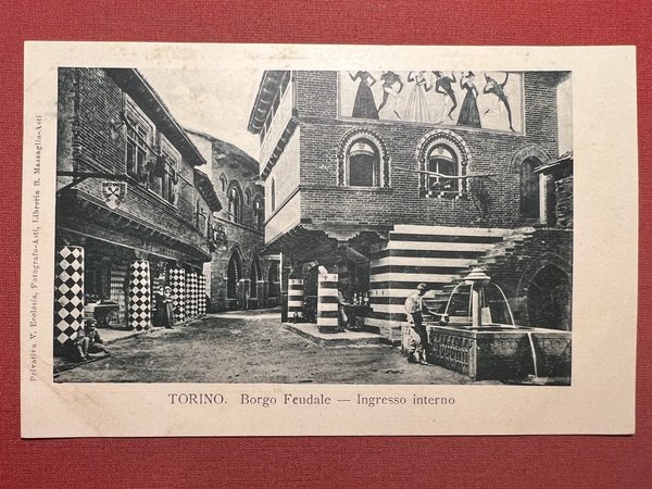 Cartolina - Torino - Borgo Feudale - Ingresso interno - … | Immagine principale