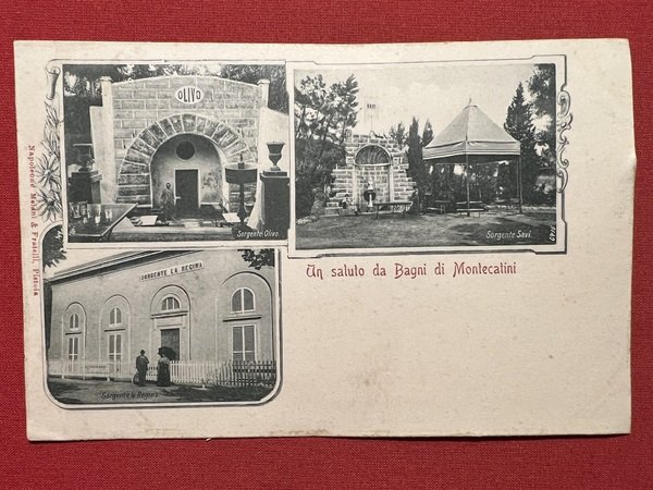 Cartolina - Un Saluto da Bagni di Montecatini ( Pistoia …