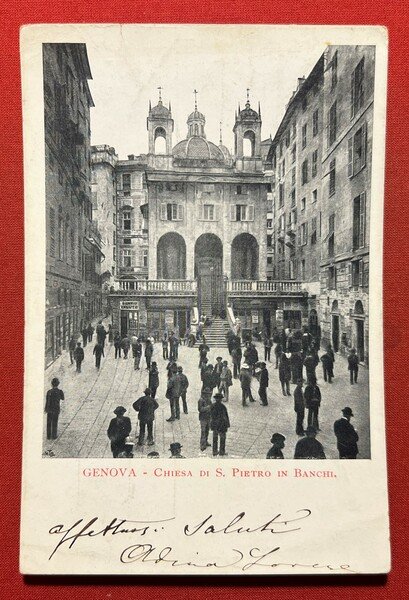 Cartolina - Genova - Chiesa di S. Pietro in Banchi …