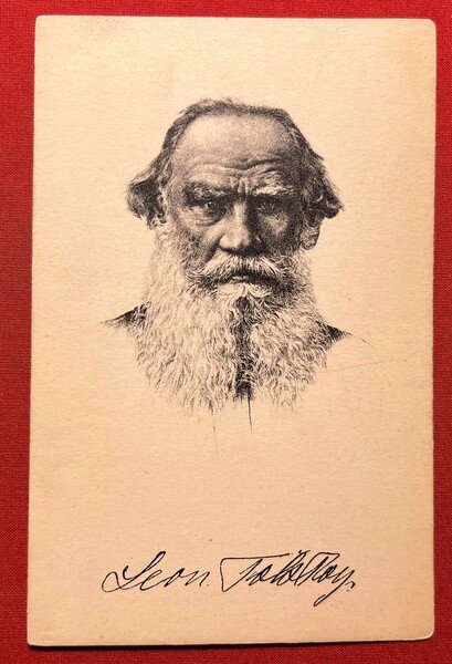 Cartolina Commemorativa - Graf Leo Tolstoy - Scrittore russo - …