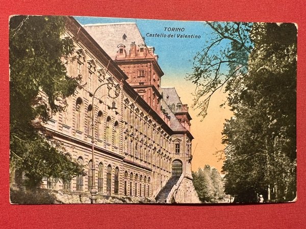 Cartolina - Torino - Castello del Valentino - 1930