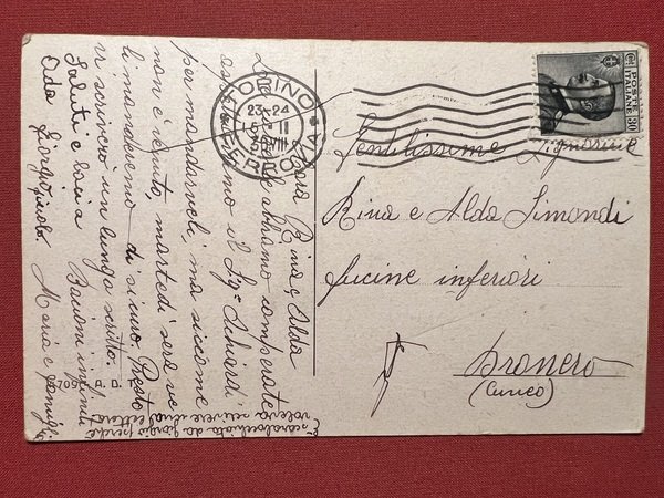 Cartolina - Torino - Castello del Valentino - 1930