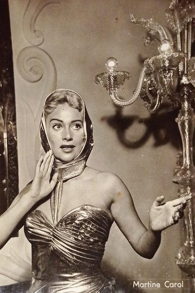 Cartolina Cinema Teatro - Attrice Martine Carol - 1950 ca.