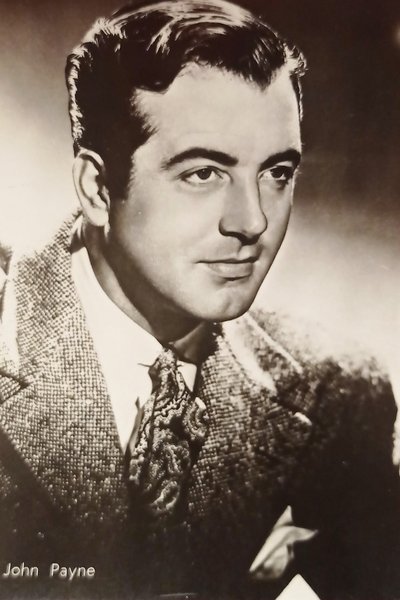 Cartolina Cinema Teatro - Attore John Payne - 1950 ca.