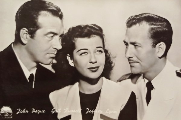 Cartolina Cinema Teatro - John Payne - Gail Russell e …