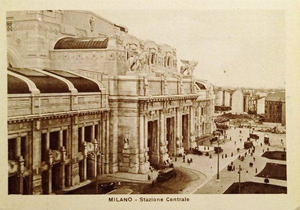 Cartolina - Milano - Nuova Stazione Centrale - 1935 ca.