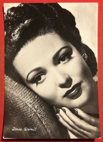 Cartolina Cinema - Teatro - Attrice - Linda Darnell - …