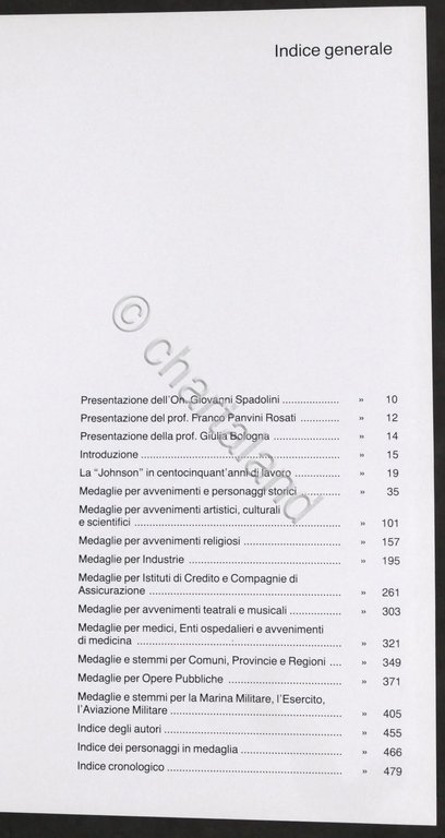 150 anni di medaglie Johnson 1836-1986 - Catalogo Mostra