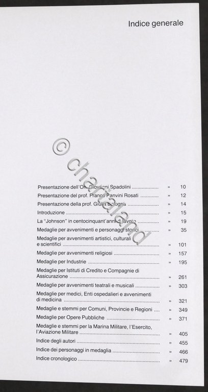 150 anni di medaglie Johnson 1836-1986 - Catalogo Mostra