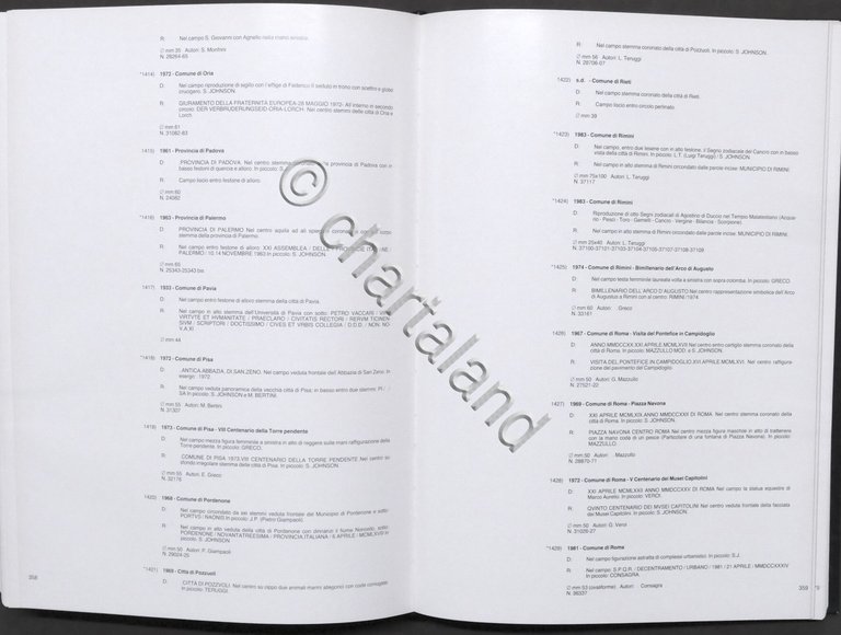 150 anni di medaglie Johnson 1836-1986 - Catalogo Mostra