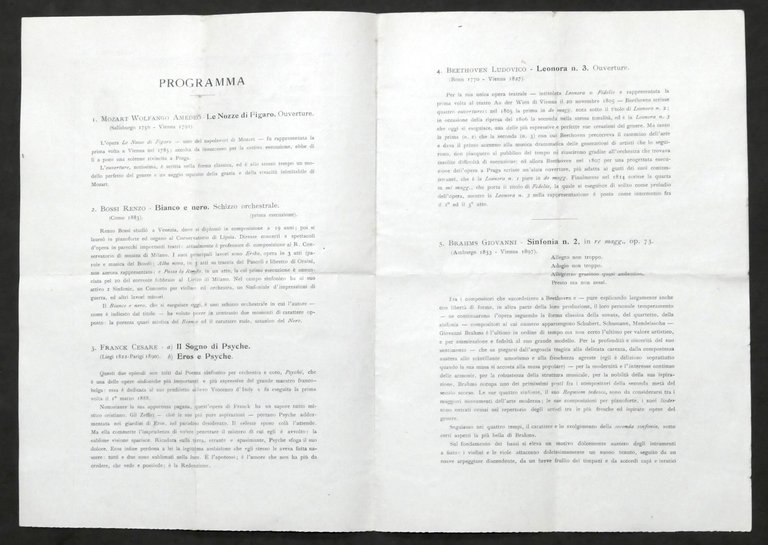 2° Concerto Orchestrale diretto da Vittorio Guti - Programma - … | Immagine Gallery 2