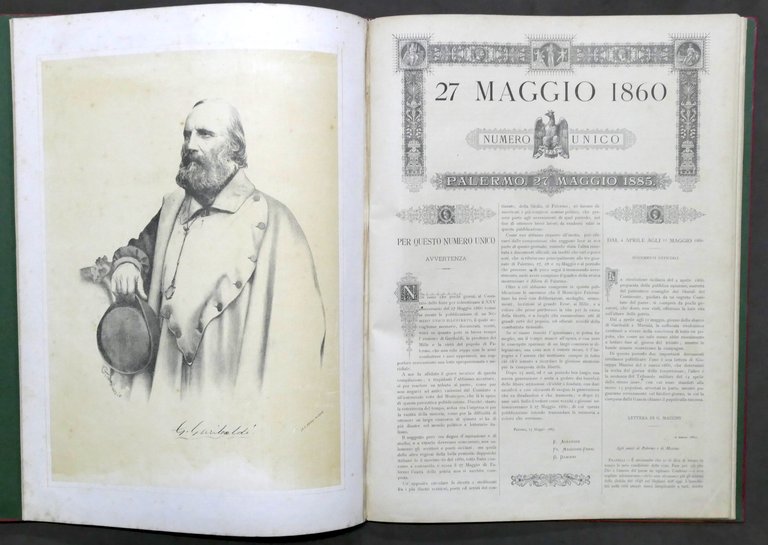 27 maggio 1860 - Numero unico - Palermo 27 maggio 1885