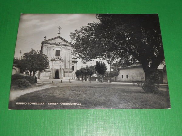 Cartolina Robbio Lomellina ( Pavia ) - Chiesa Parrocchiale 1988 … | Immagine principale