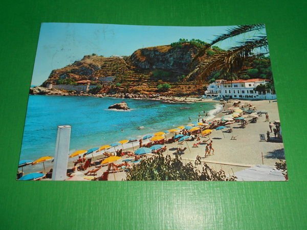 Cartolina Taormina - La spiaggia e Villa S. Andrea 1959 | Immagine principale