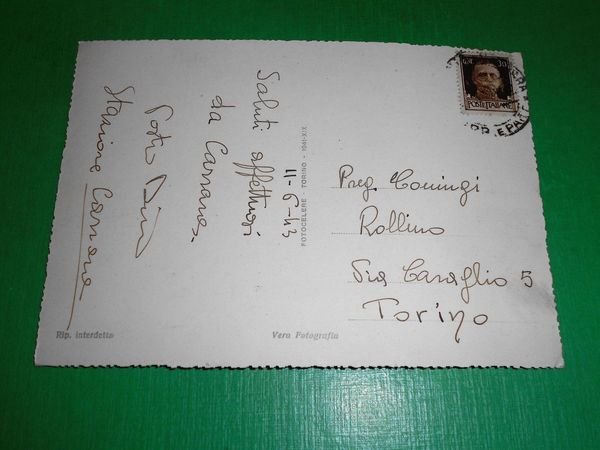 Cartolina Apuania Carrara - La Cattedrale 1943