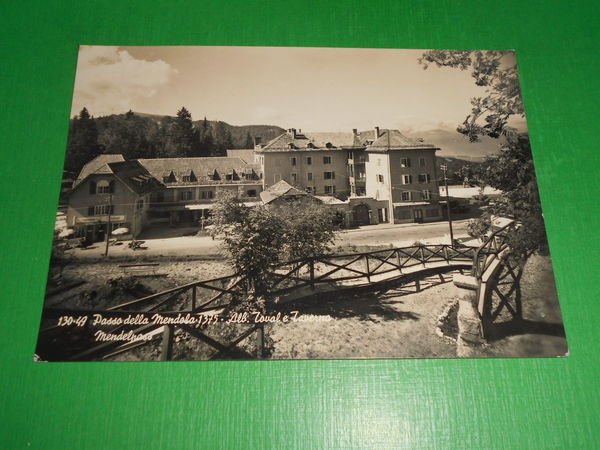 Cartolina Passo della Mendola - Albergo Tonale e Taverna Mendelpass …