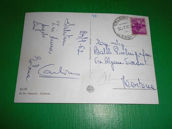 Cartolina Caldirola ( Alessandria ) - Un angolo di pace …