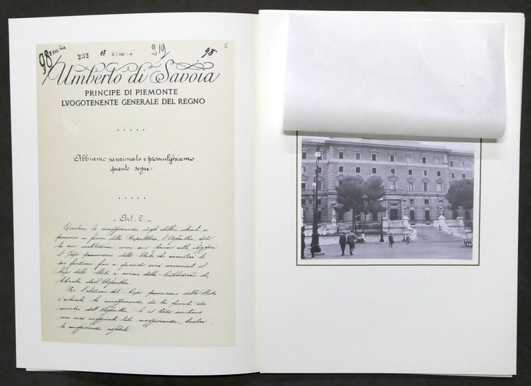 40° anniversario fondazione della Repubblica documenti e testimonianze - 1986 | Immagine Gallery 3