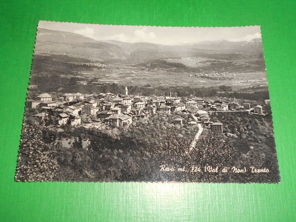 Cartolina Revò ( Val di Non ) - Panorama 1954