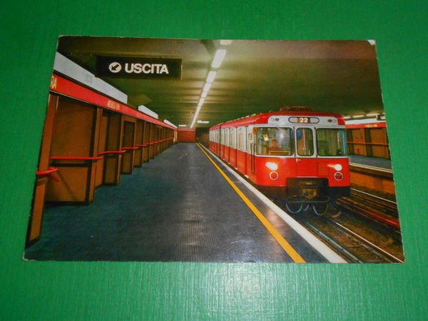Cartolina Milano - La Metropolitana 1972