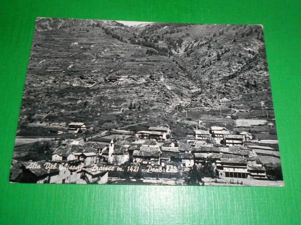Cartolina Alta Val Ghisone - Fraisse - Panorama 1961