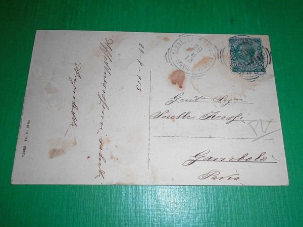 Cartolina Sannazzaro de Burgondi - Scuola 1913 | Immagine Gallery 2