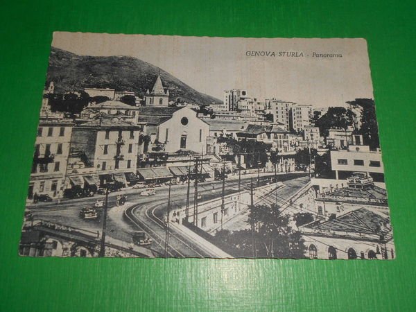 Cartolina Genova Sturla - Panorama 1955 ca | Immagine principale