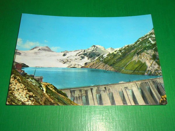 Cartolina Val Formazza - La diga del Sabbione 1964