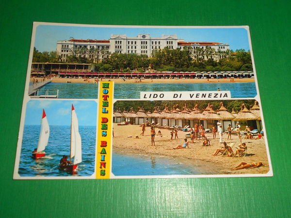 Cartolina Lido di Venezia - Hotel des Bains 1970 | Immagine principale
