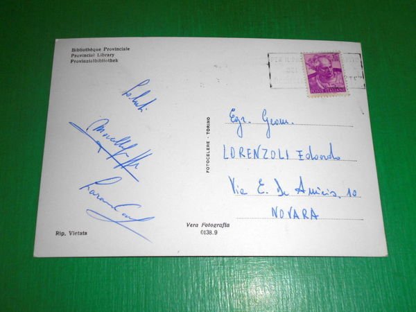 Cartolina Chieti - Biblioteca Provinciale 1960 ca