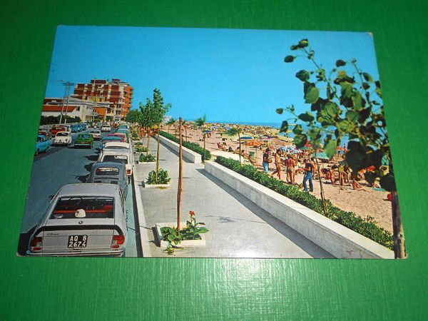 Cartolina Roseto degli Abruzzi ( Teramo ) - La spiaggia …