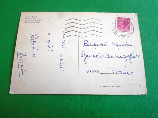 Cartolina Saluti da Viterbo - Vedute diverse 1974.