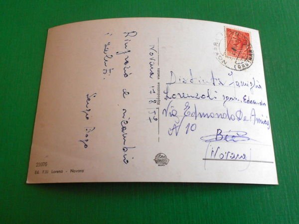 Cartolina Pietra Ligure - Alberghi visti dal nuovo pontile 1969.