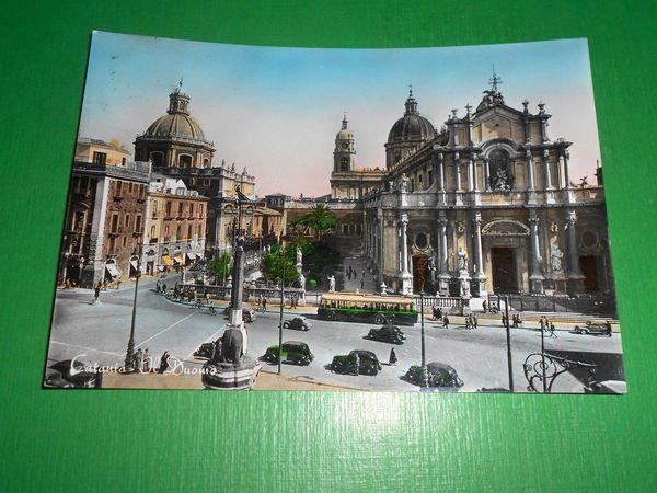 Cartolina Catania - Il Duomo 1960 ca.