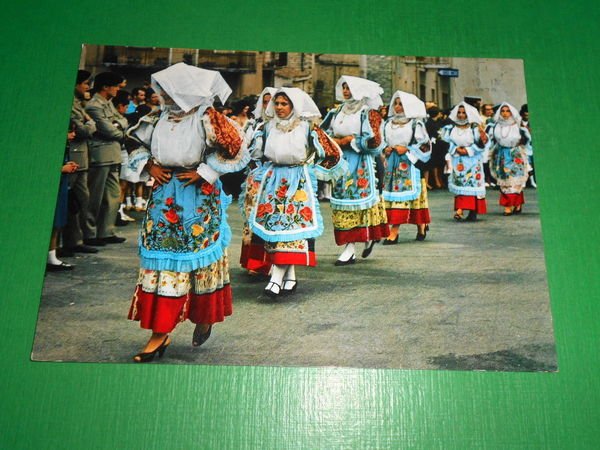 Cartolina Costumi Sardi - Sennori 1970.