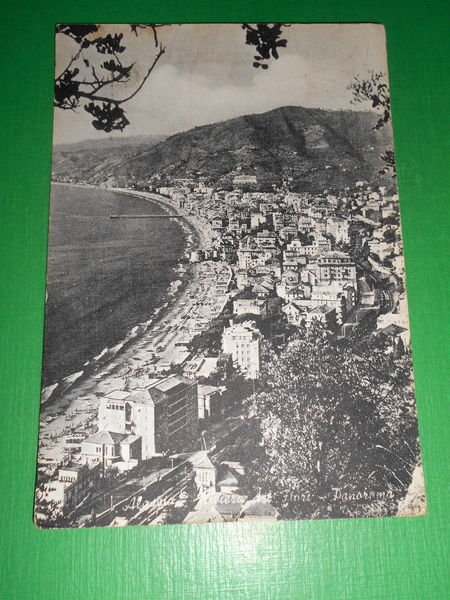 Cartolina Alassio - Panorama 1956.