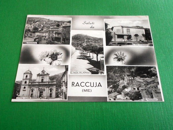 Cartolina Saluti da Raccuja ( Messina ) - Vedute diverse …