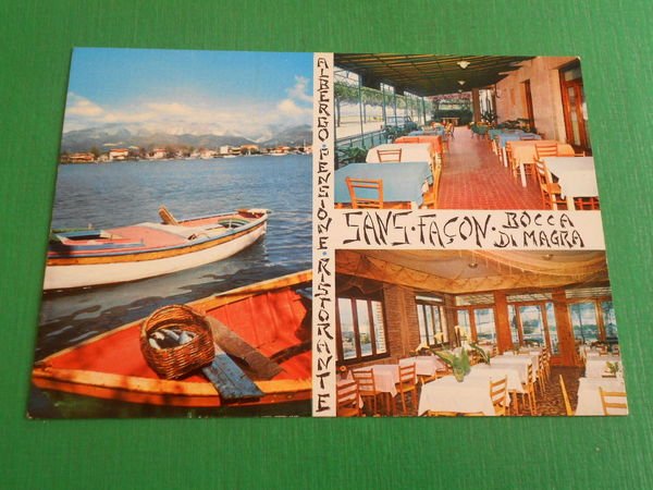 Cartolina Bocca di Magra ( La Spezia ) - Albergo …