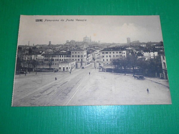 Cartolina Udine - Panorama da Porta Venezia 1920 ca