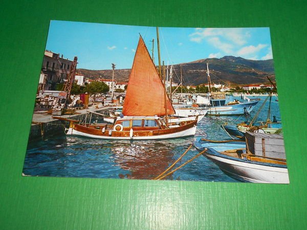 Cartolina Marina di Campo - Il Porto 1965