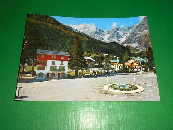 Cartolina Macugnaga - Piazza Principale 1965