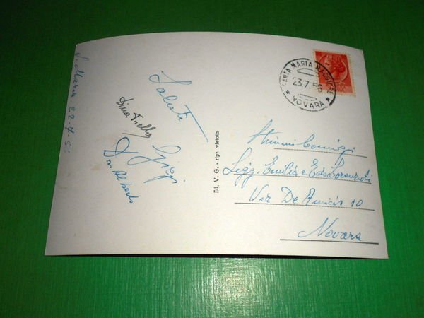 Cartolina S. Maria Maggiore - Panorama vista dalla Pineta 1956