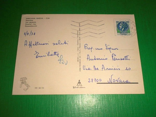 Cartolina Marciana Marina - Elba - Panorama 1978