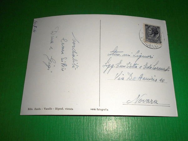 Cartolina In Valsesia - Fervento di Boccioleto 1961
