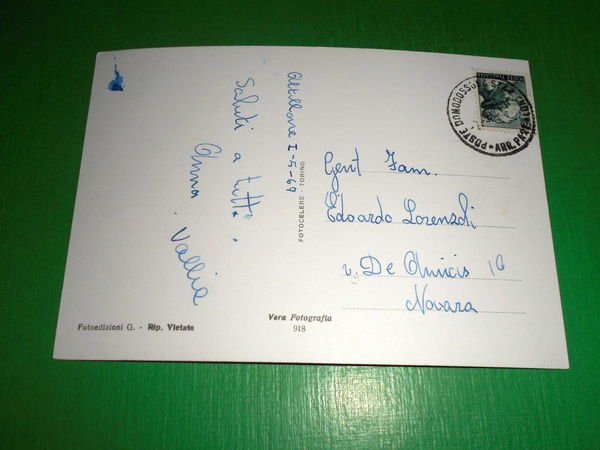 Cartolina Saluti dai monti di Formazza - Vedute diverse 1967