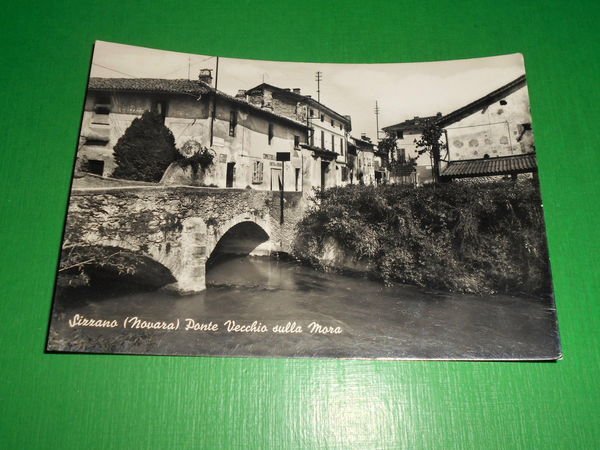 Cartolina Sizzano ( Novara ) - Ponte Vecchio sulla Mora …