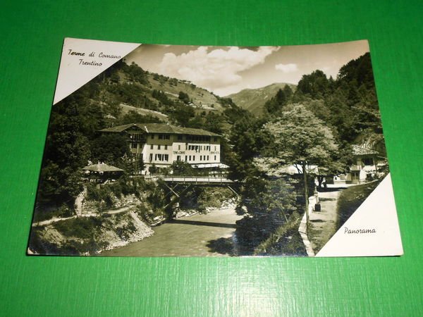 Cartolina Terme di Comano ( Trento ) - Panorama 1937