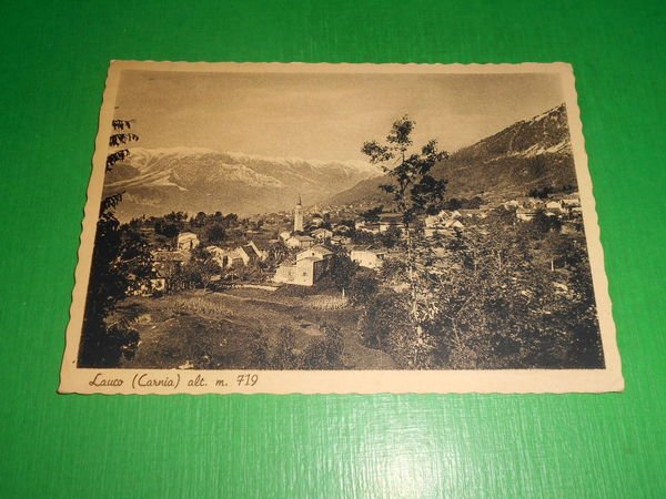 Cartolina Lauco ( Carnia ) - Panorama 1951
